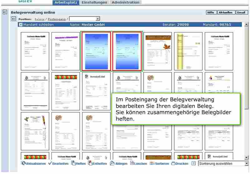 Screenshot - Buchhaltung mit Zukunft